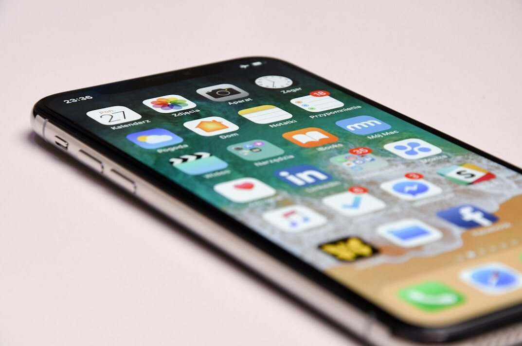 smartphone with insurance app